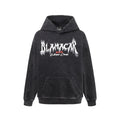 Retro Heavy Washed Hoodie Printed Hoodie