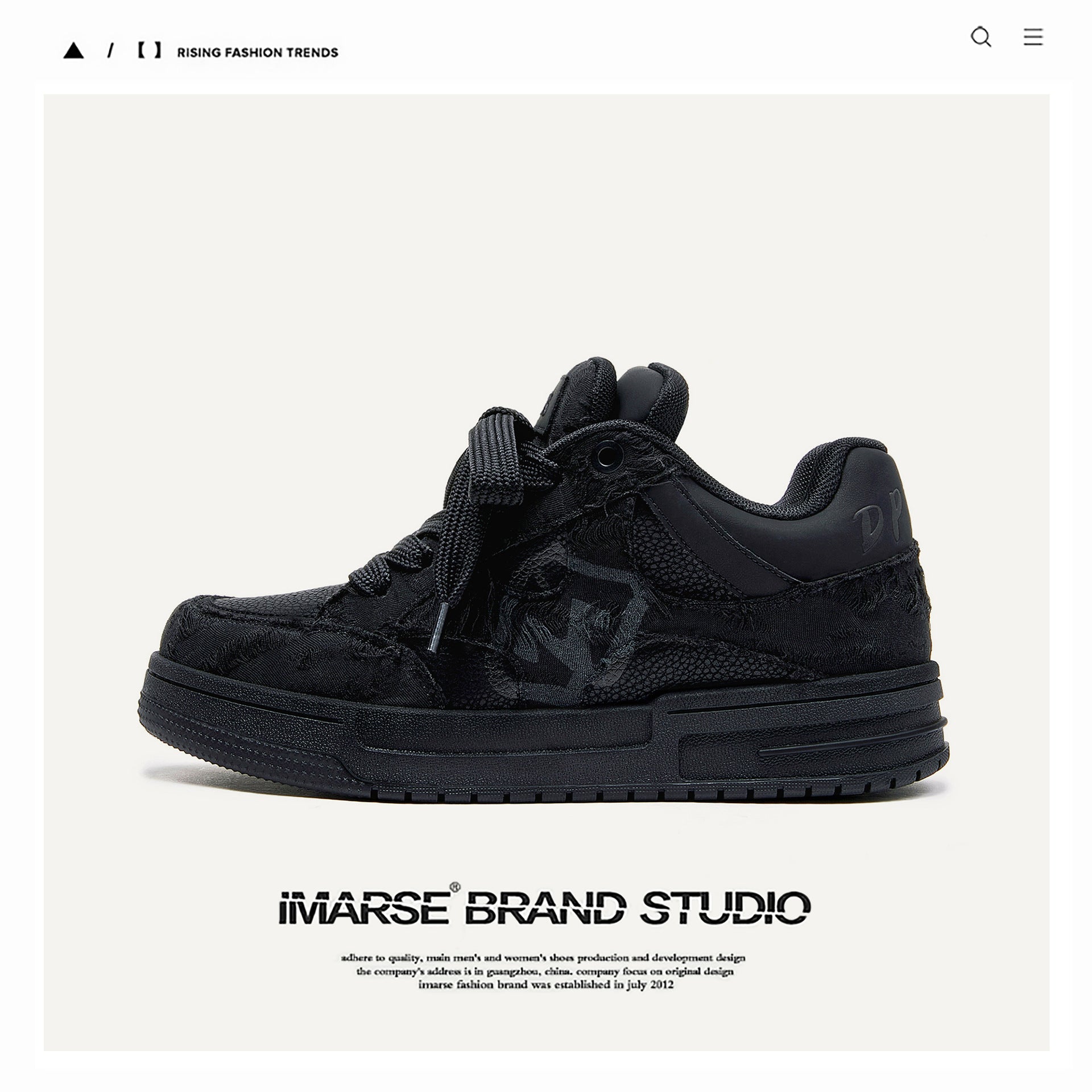 Destroy Aesthetic Leisure Men's Platform Shoes