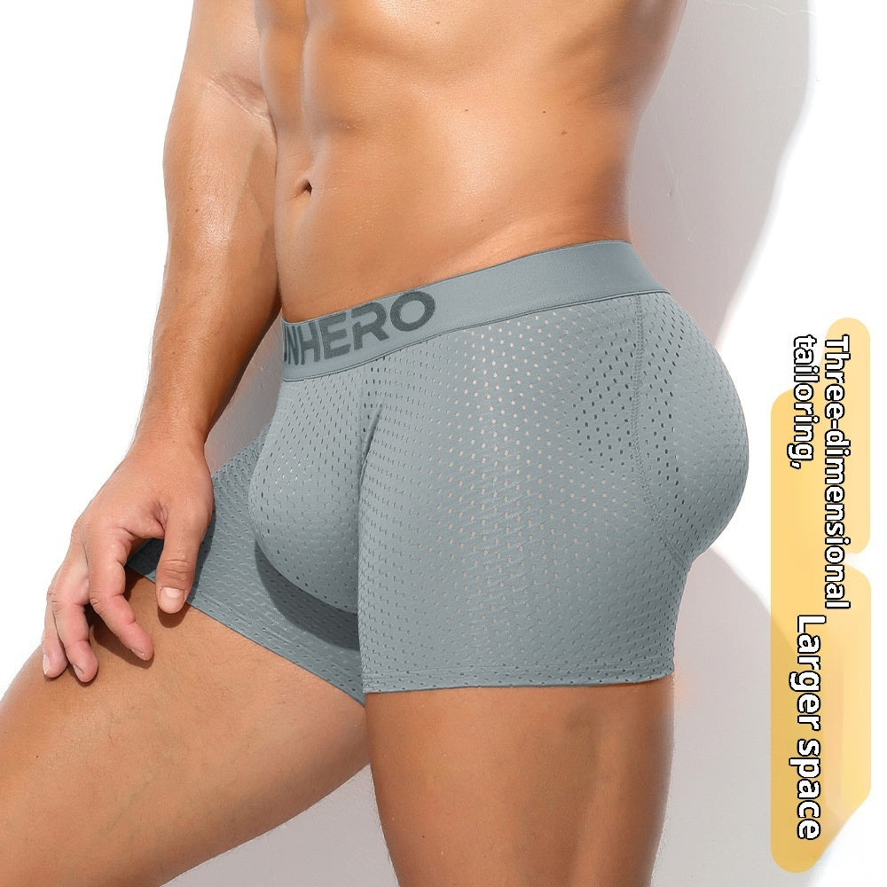 Men's Mesh Breathable Home Mid-length Underwear