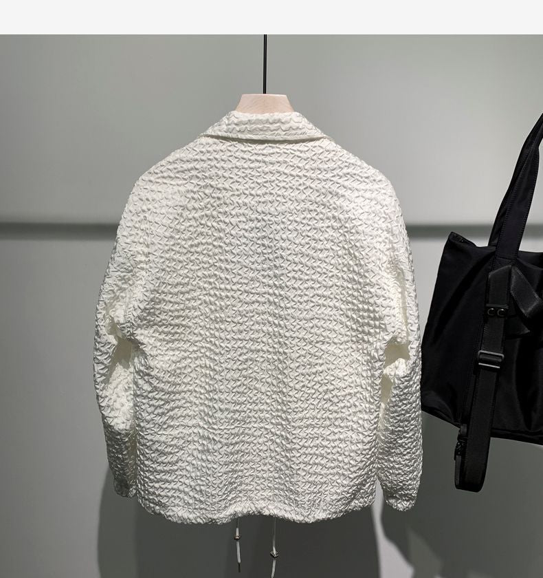 Polo Collar Loose New Long-sleeved shirt jacket