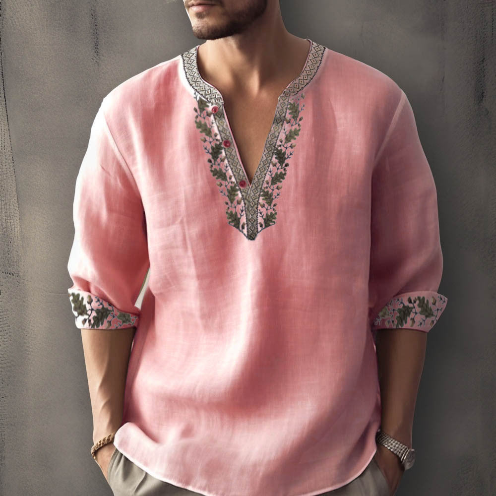 European And American 3D Digital Thermal Transfer Short Sleeve Shirt