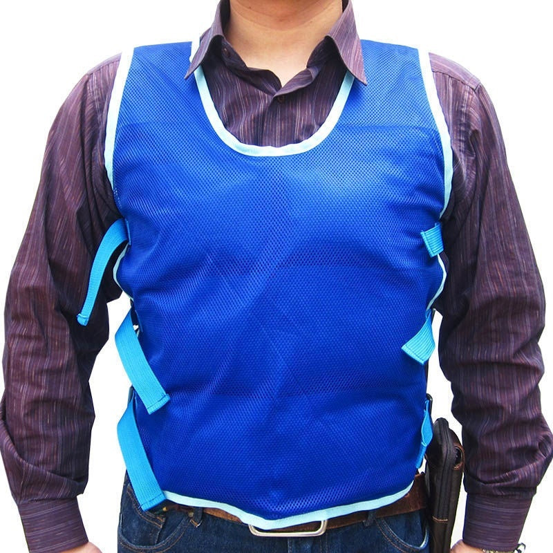 Summer Cooling Vest Outdoor Heatstroke Prevention Ice Pack Refrigeration