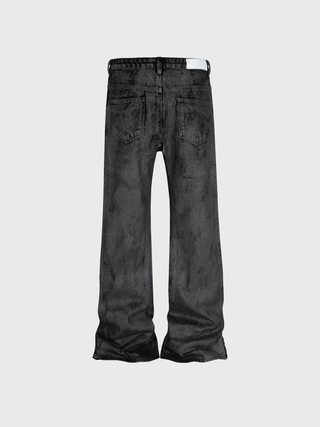 Men's Wide Leg Black Trousers Skinny Jeans