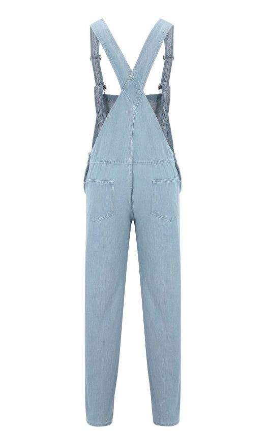 Fashion Men's Sling Denim Romper