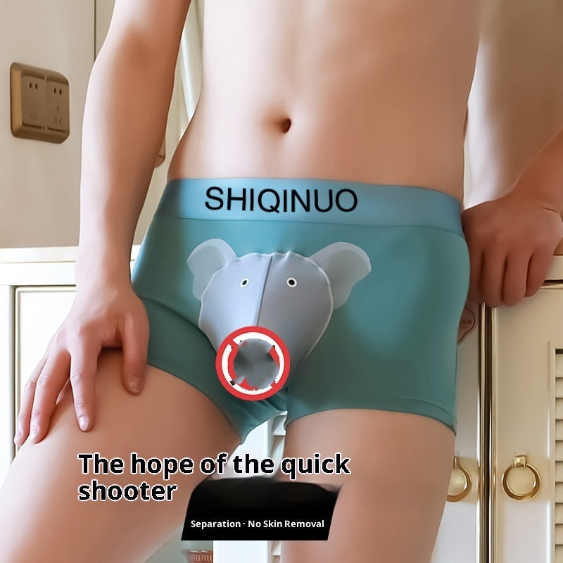 Men's Bullet Separation Modal Boxer Shorts Sexy