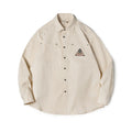 Men's Retro Indian Totem Creamy-white Long-sleeved Shirt