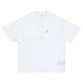 Creative Irregular Short Sleeve white t-shirt