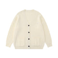 Casual Loose Long Sleeve Solid Color Knit Sweater Coat For Men