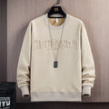 Suede Round Neck Loose Casual Sweater