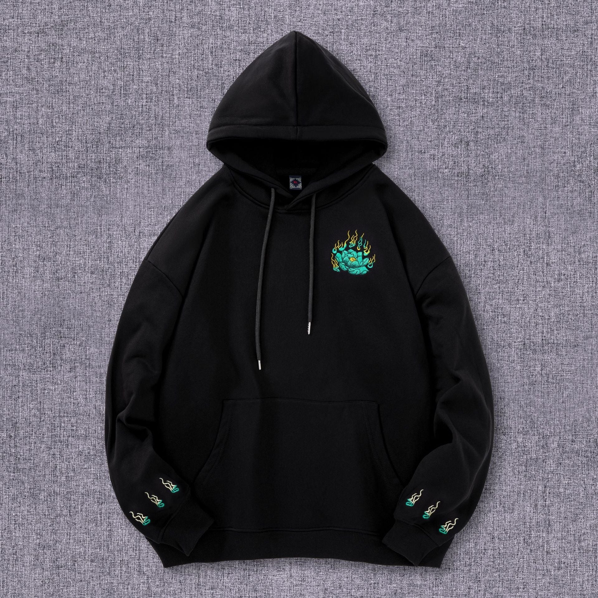 Men's Casual Heavy Embroidered Hoodie