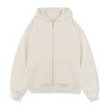 Autumn And Winter Terry Loose Zipper Hooded Sweater
