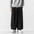 Men's Loose Casual Japanese Workwear Corduroy Harem Wide-leg Trousers