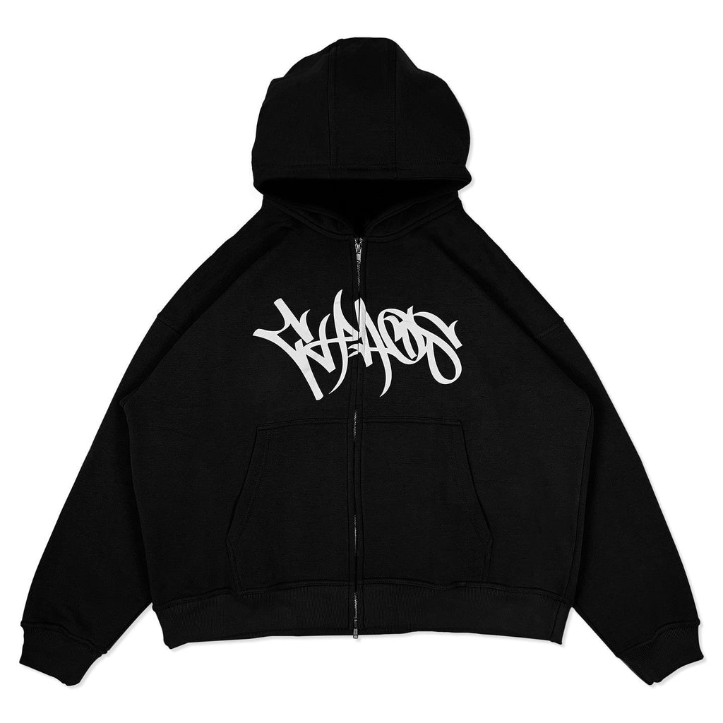 Men's Street Zipper Hooded Sweater