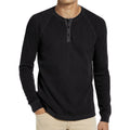 Men's Long-sleeved Waffle Bottoming T-shirt