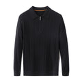 Warm Lapel Slightly Wide Casual Sweater For Men