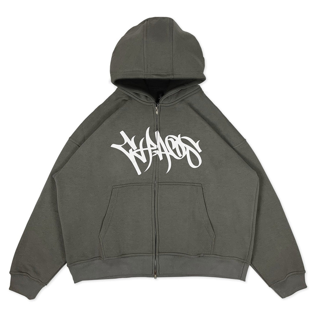 Men's Street Zipper Hooded Sweater