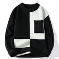 Round Neck Multicolor Sweaters