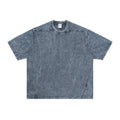 Pleated Texture Short Sleeve Heavy T-shirt