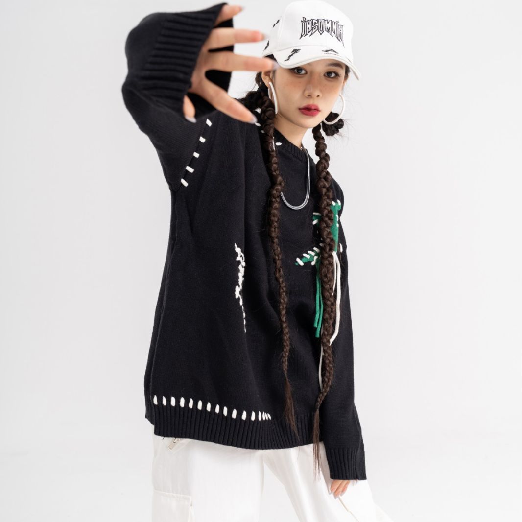Men's And Women's Casual Round Neck Sweater