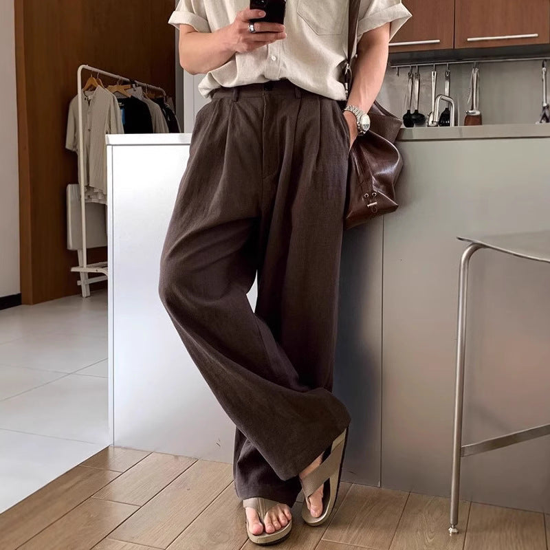 High-end Casual Men's Summer Loose-fit Pants
