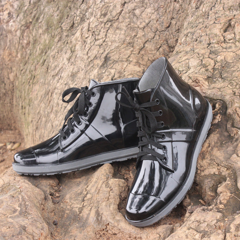 Men's Plus Size Rubber Shoes Non-slip Water Shoes Men's Overshoes
