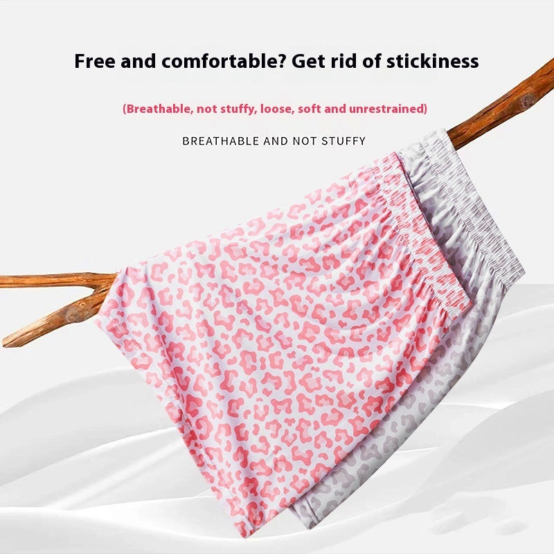 Ice Silk Arrow Pants Men's Underwear Loose Breathable Boxers