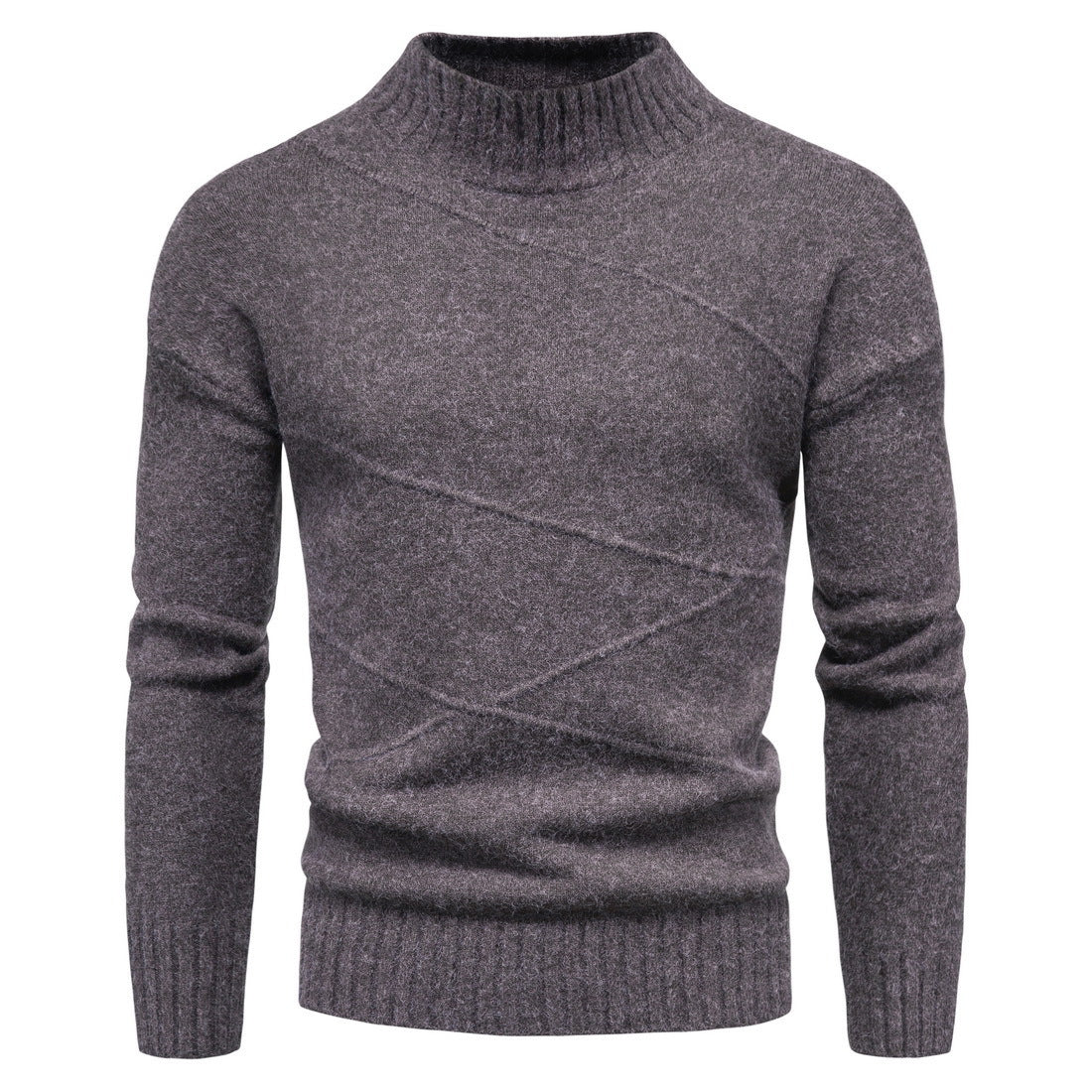 Autumn And Winter New Solid Color Pullover Men's Sweater