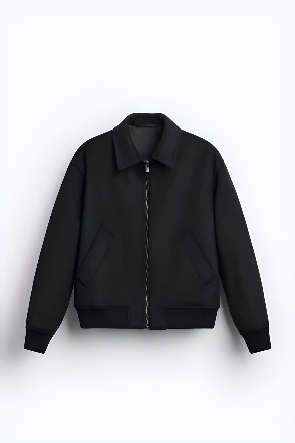 Wear Polo Collar Woolen Coat British Jacket Cardigan