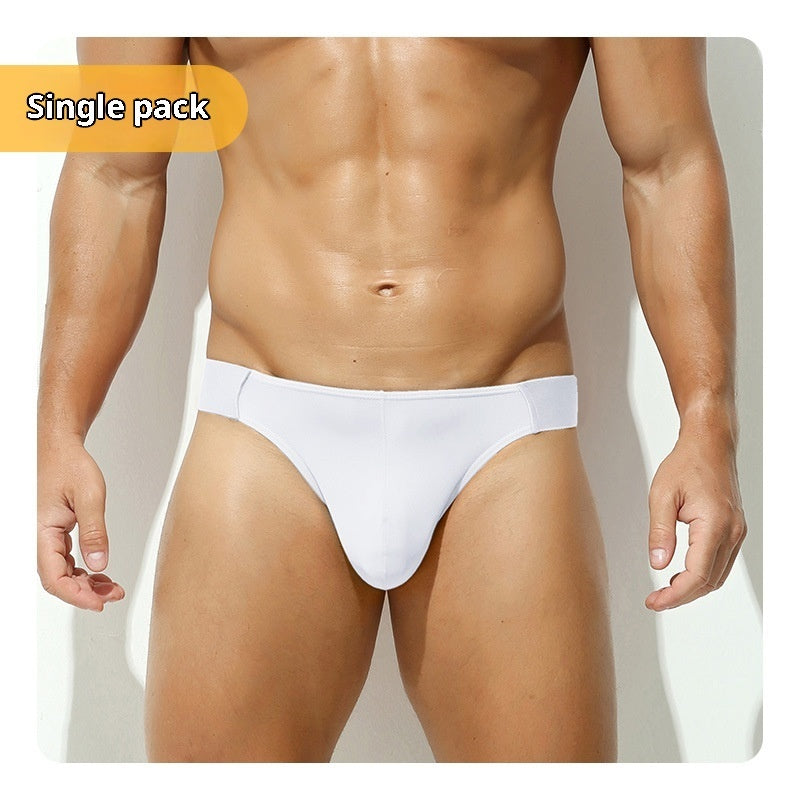 Men's Underwear Spliced Side Waist High-cut Briefs Fashionable Sexy