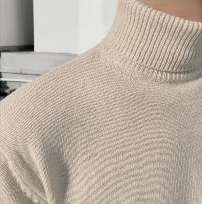 Men's Thickened Autumn And Winter Slim Turtleneck Sweater