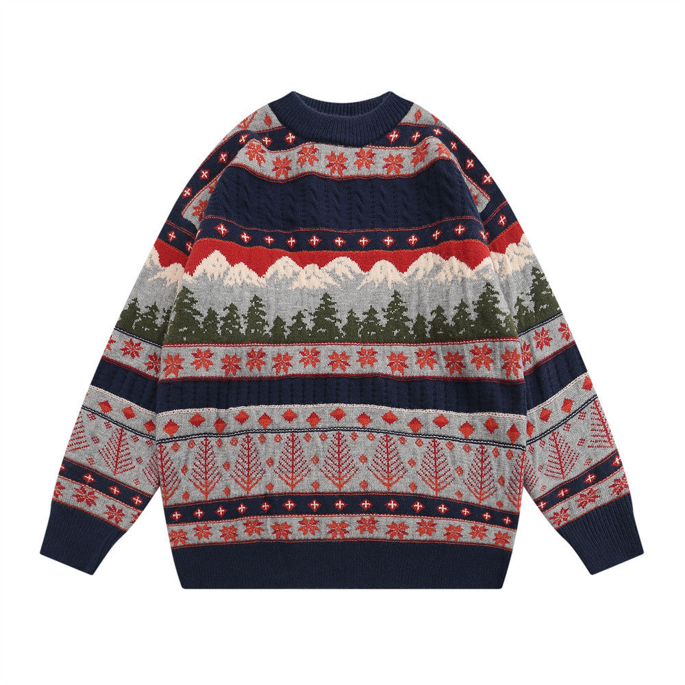 European And American Brand Loose Pullover Long-sleeved Knitwear