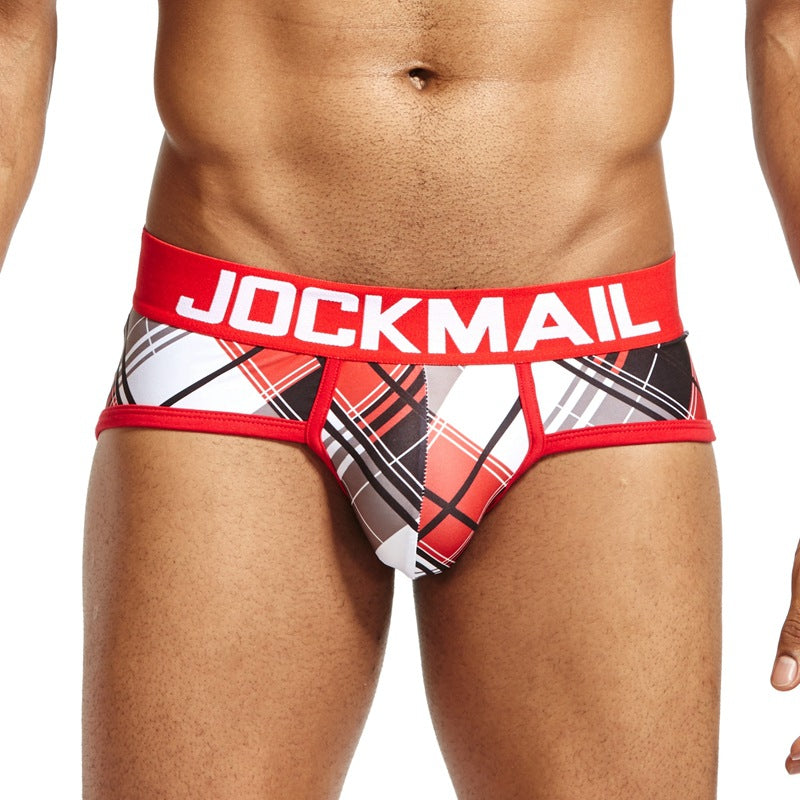 Popular JOCKMAIL Men's Underwear Low Waist Nylon Men's Briefs