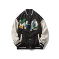 Men's New Jacket Embroidered Standard Woolen Stand Collar Baseball Jersey