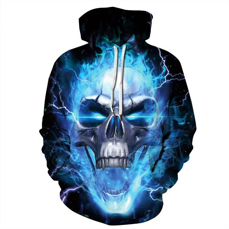 New Fashion Loose Printed Hoodie Men
