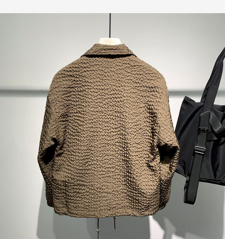 Polo Collar Loose New Long-sleeved shirt jacket