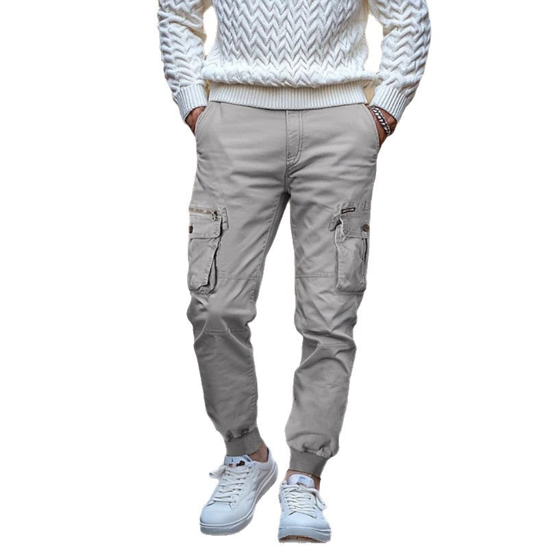 European And American Men's Oversized Trousers Fashion Multicolor Leisure Tappered Overalls