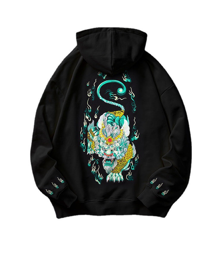 Men's Casual Heavy Embroidered Hoodie