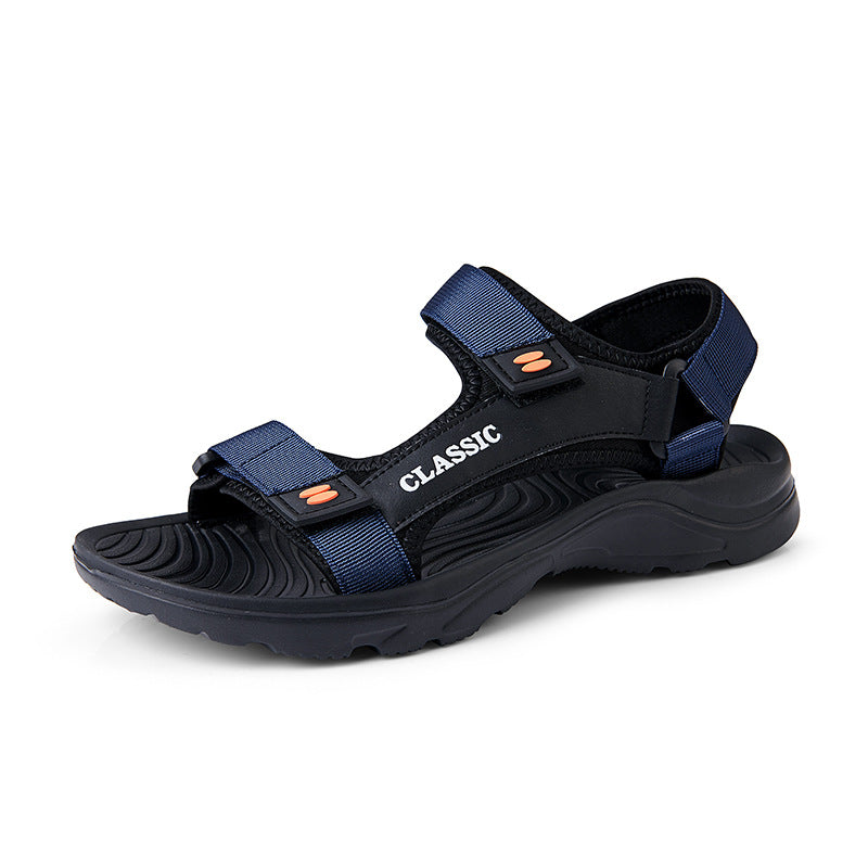 Large Size Sandals Men's EVA Sole Beach Shoes With Soft Soles
