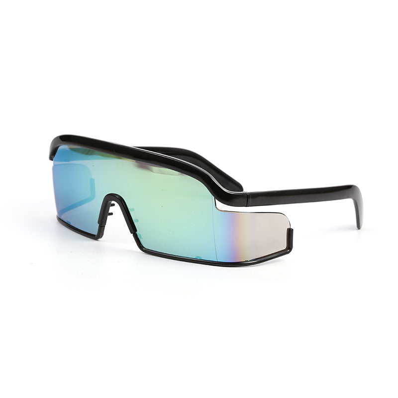 Fashion Large Rim Colorful Sunglasses