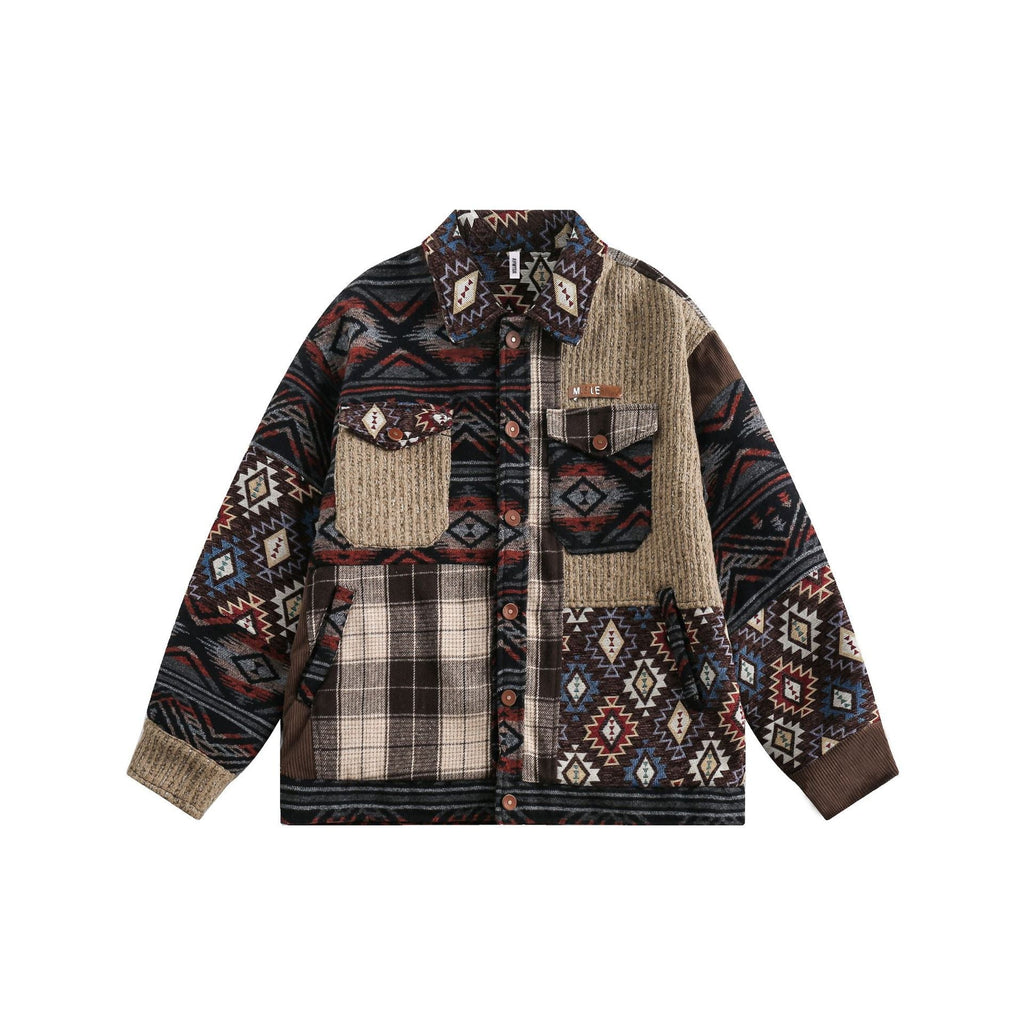 Loose Casual Couple Polo Collar Jacket