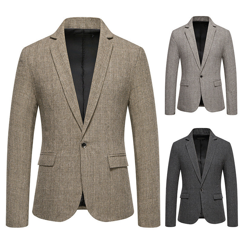 Men's Woolen Casual Small Suit Coat
