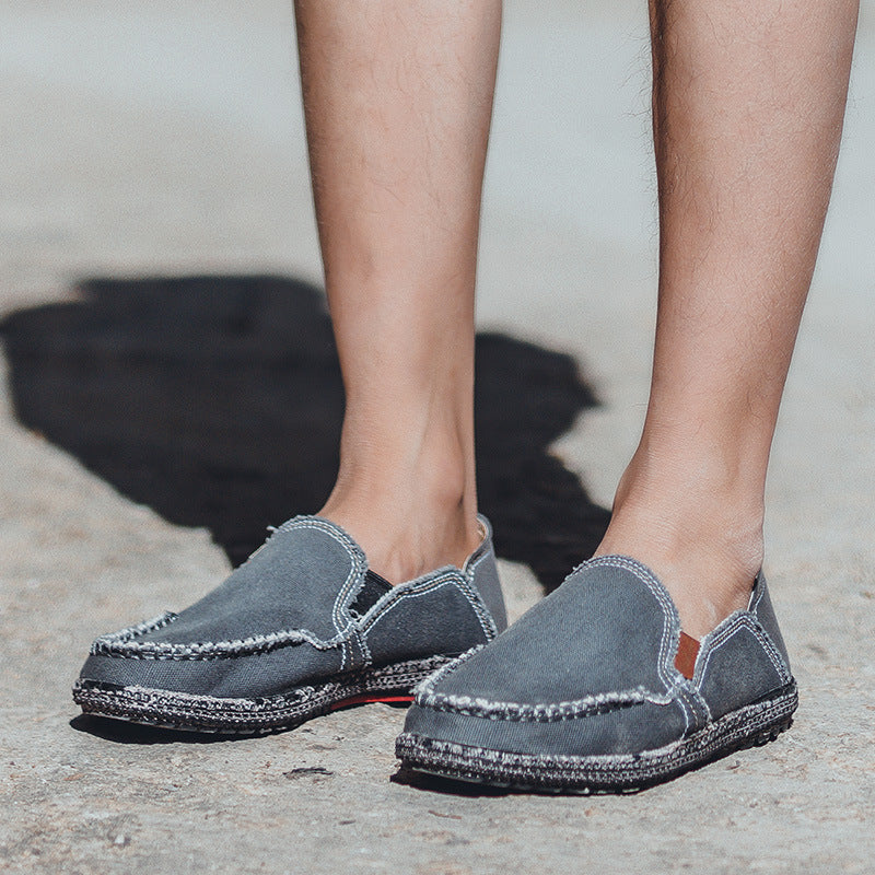 Men's Leather Casual Trend Korean British Wind Shoes