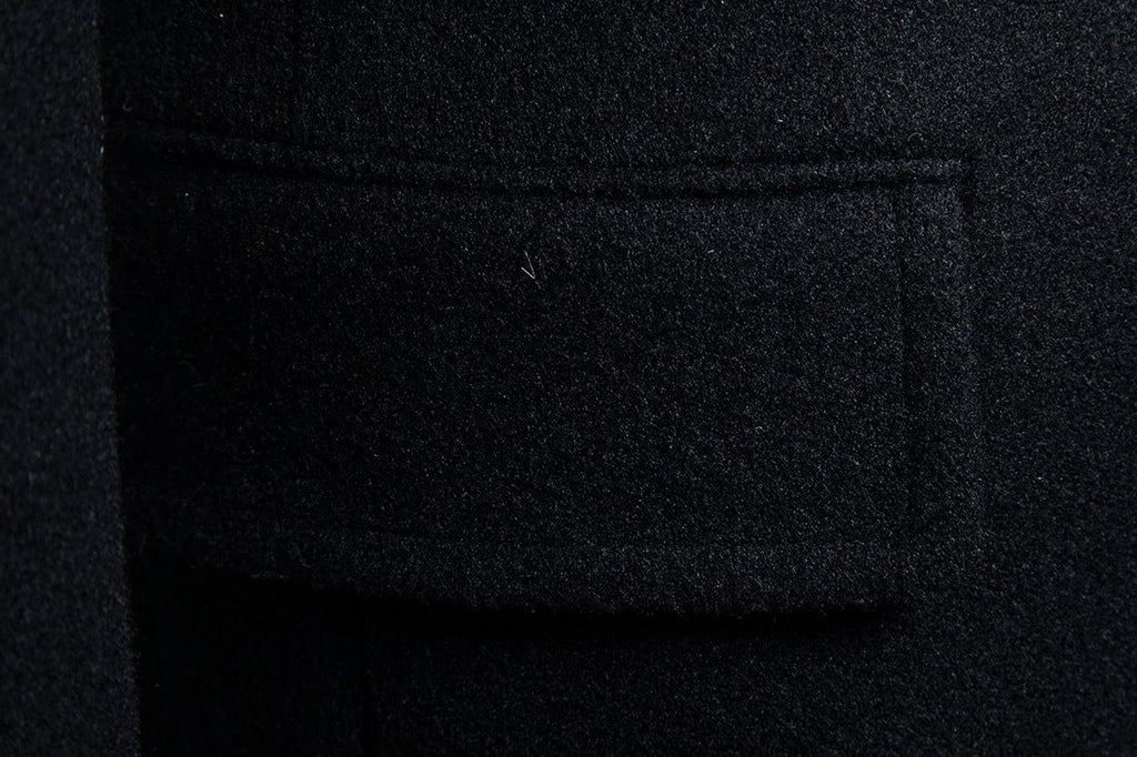 Men's Medium Length Woolen Coat