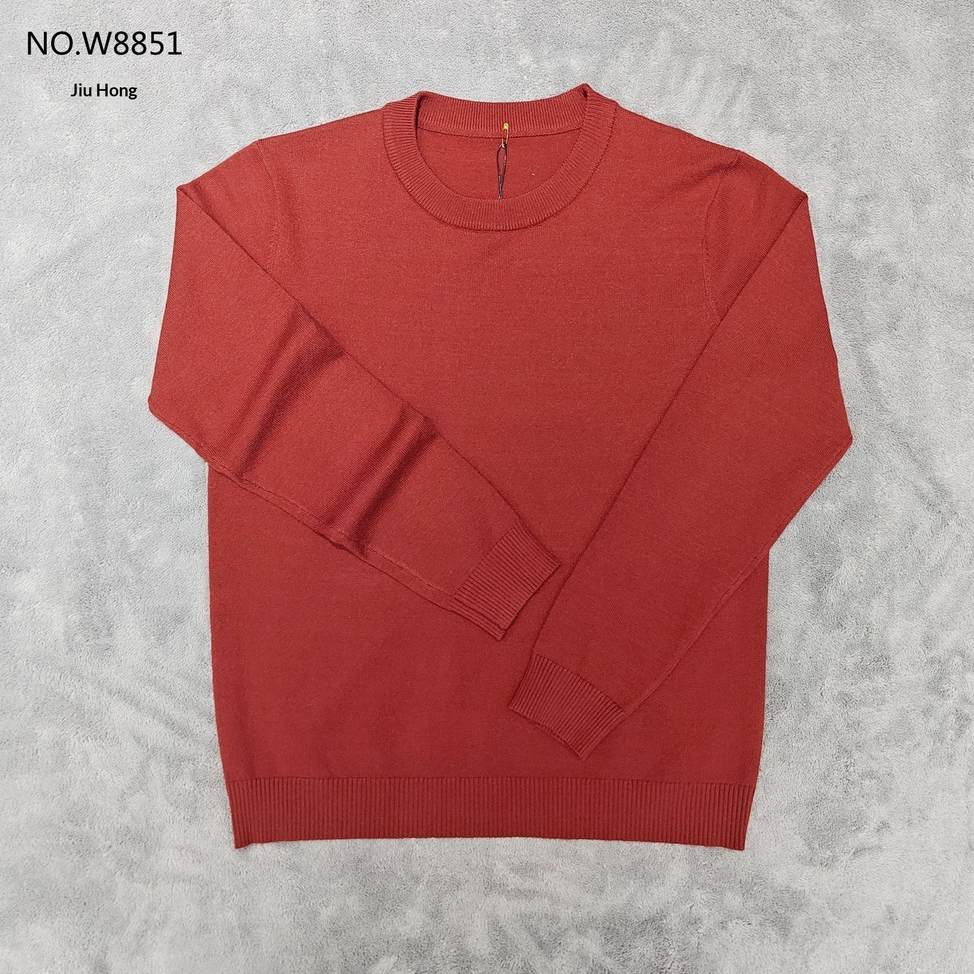 Men's Round Neck Knitted Business Casual Sweater