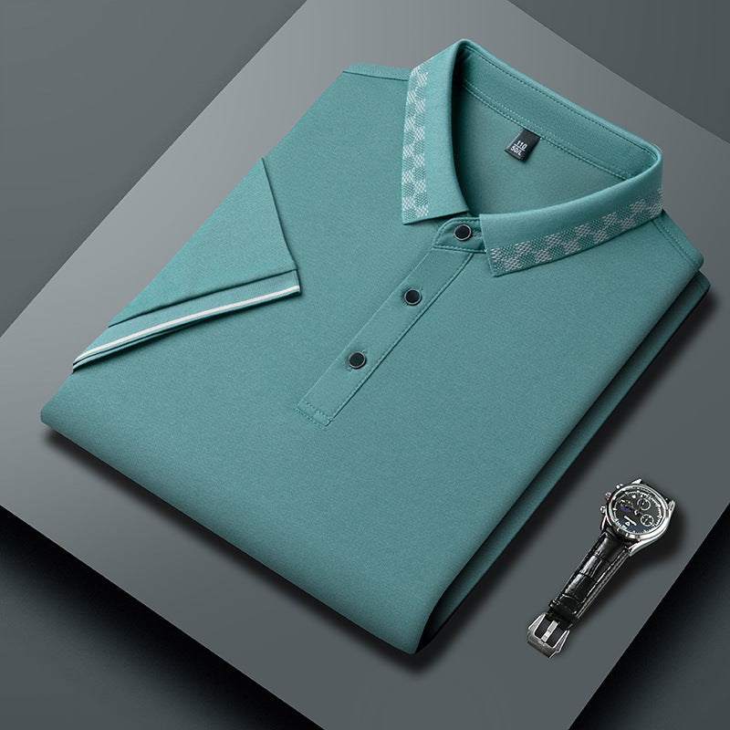 Men's Short-sleeved T-shirt Clothing For Middle-aged Dad Loose Casual