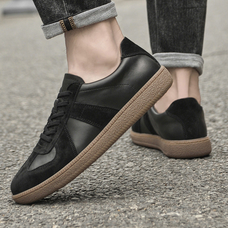 Business Casual Leather Shoes Loafers Men