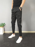 Men's Versatile Slim Fit Ankle-tied Sports Harem Pants