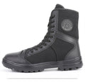 Black Training Boots Breathable Mesh Shock Absorption Security Shoes