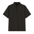 Plus Size Seamless Men Ice Silk Polo Shirt