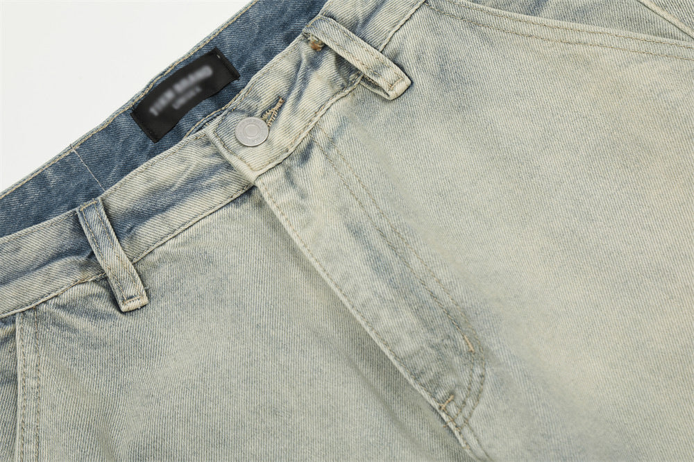 Washed Do The Old Cowboy Overalls Trendy Brand Men